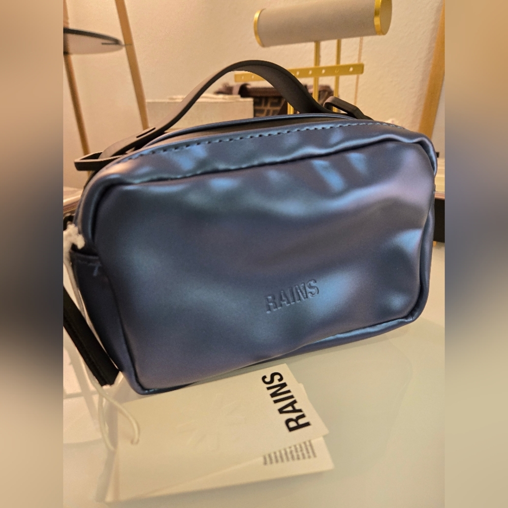 Rains Blue Crossbody Bag